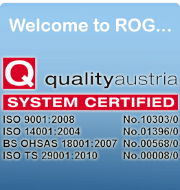 ROG ISO Certified Company